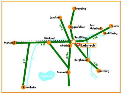 Anfahrt Neuötting